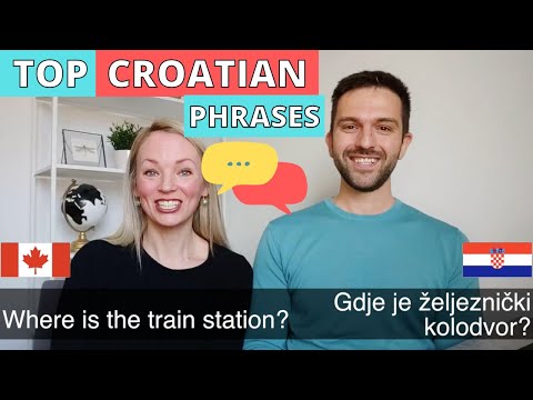 LEARN CROATIAN! 50+ Common Travel Phrases for Beginners!