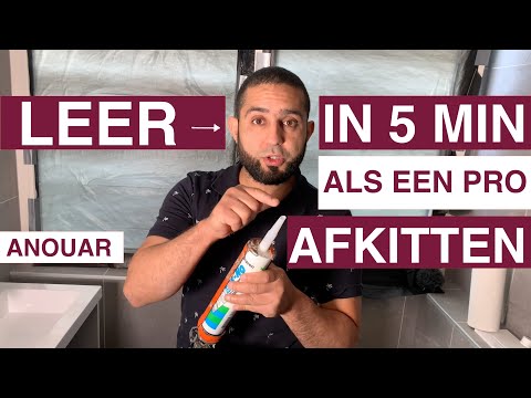 Leer in 5 minuten professioneel kitten zonder kitspatel of hulpstukken