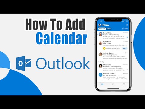 How To Add Outlook Calendar To Iphone | Sync Outlook Calendar