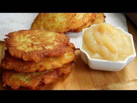 German Potato Pancakes | Kartoffelpuffer | Reibekuchen Homemade