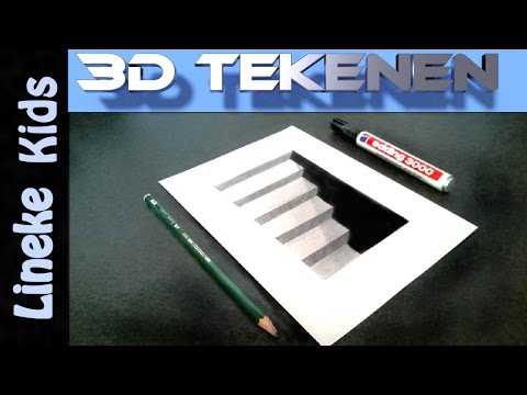 3D tekenen voor beginners KELDER TRAP