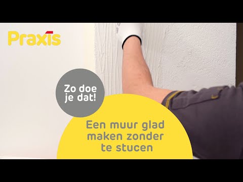 Een muur glad maken | MuurGlad | Zo doe je dat! | Praxis