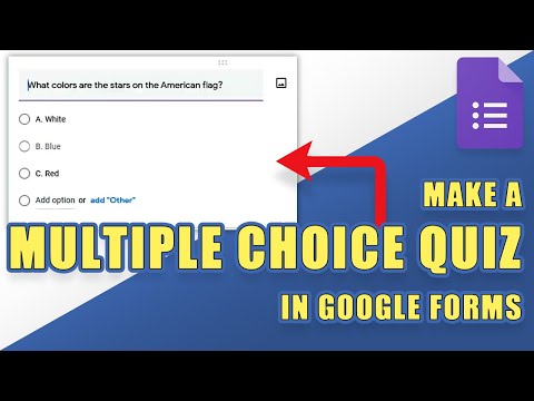 How to Make a MULTIPLE CHOICE QUIZ in Google FORMS (Easily!)