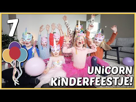 UNiCORN KiNDERFEESTJE VAN LUCiLLA 🦄 ( 7jr) | Bellinga Vlog #2349