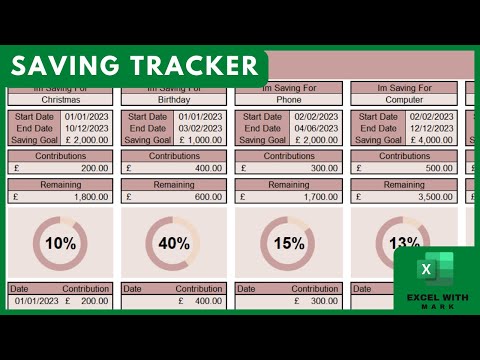 Mastering Excel: Designing an Efficient Saving Tracker for Financial Success