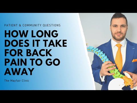 How Long Does It Take For Back Pain To Go Away? | Healing Time For Back Injury