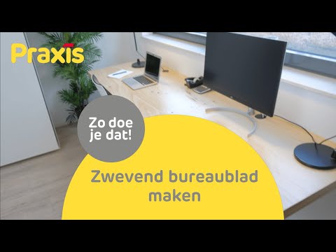 Zwevend bureau maken - Zo doe je dat!