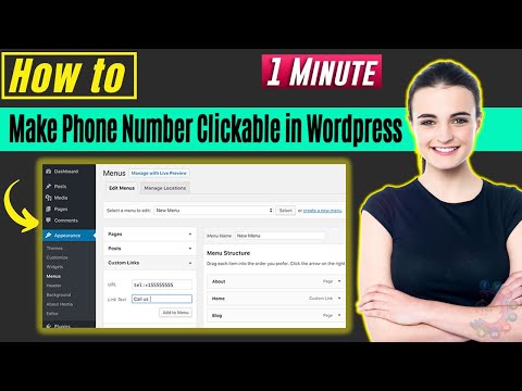 How to make phone number clickable in wordpress 2023