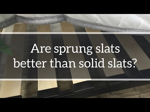 Slatted Bed Bases: Are sprung slats better than solid slat bases?