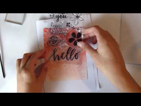 Card Making with stamps!