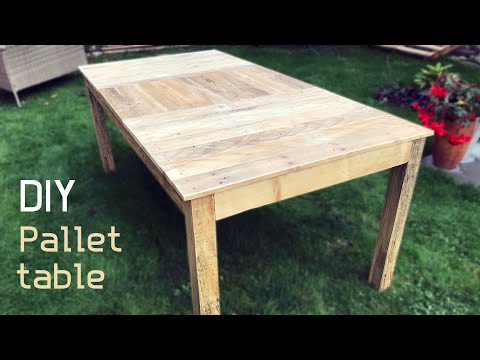 DIY - How to make table from pallet wood