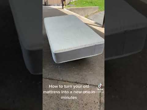 How to repair a sagging mattress, fix a dip & turn an old mattress into a new one. Easy & Affordable