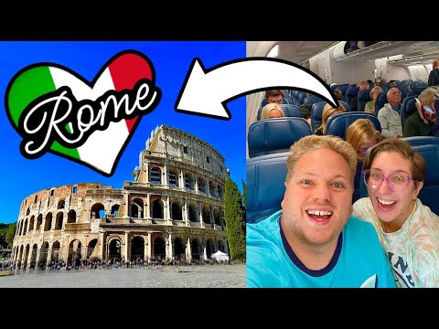 LONG Travel Day To ROME ITALY! 8 Hour Flight & Beginning Our European Vacation!