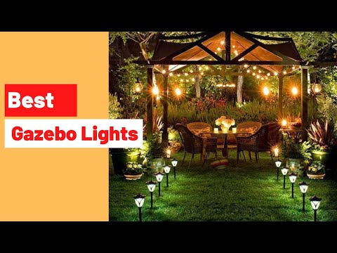 7 Best Gazebo Lights and LED Canopy Lights for All Sizes