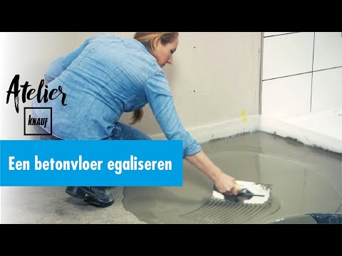 Hoe een betonvloer egaliseren ? - Atelier Knauf