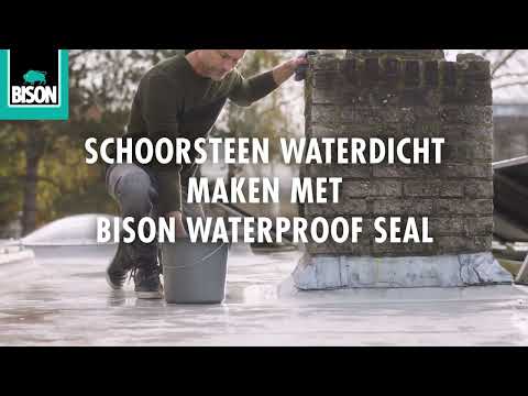 Een schoorsteen waterdicht maken met Bison Waterproof Seal