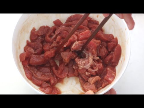 How to tenderise & marinate beef for prefect stir fry like in Chinese restaurant