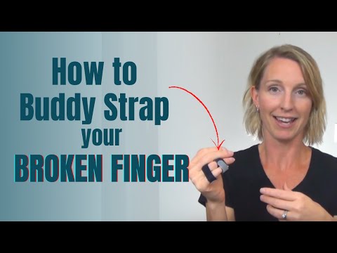 How to Buddy Strap your Broken or Dislocated Finger