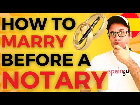 How to get married in Spain before a notary. Is it FASTER?