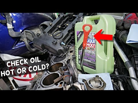 DO YOU CHECK ENGINE OIL LEVEL WHEN ENGINE OIL IS HOT OR COLD