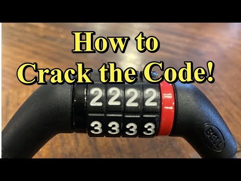 Hack a Bike Lock Combination!  Forgot bike lock combo?  Lost Combination?  Here is how to solve it