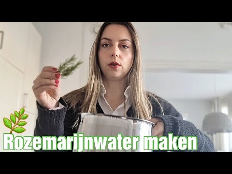 ROZEMARIJNWATER MAKEN VOOR HAARGROEI | hoe maak je rozemarijnwater