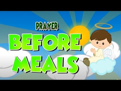 Prayer Before Meals with Lyrics | Catholic | JMTV #Shorts