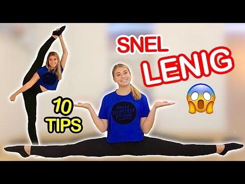 10 BESTE STRETCH OEFENINGEN OM SNEL LENIG TE WORDEN!😱 - STIEN EDLUND