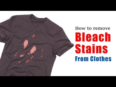 How to remove bleach stains from clothes | No need to wash & require only two minutes