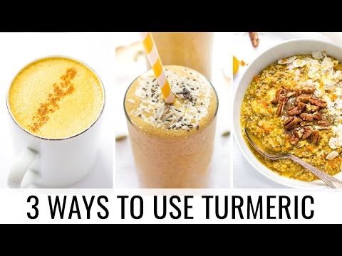 HOW TO USE TURMERIC | 3 easy recipes