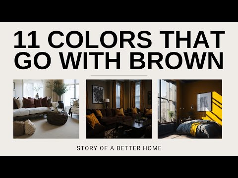 Colors That Go With Brown: The Best Colors to Match With Brown | Interior Design