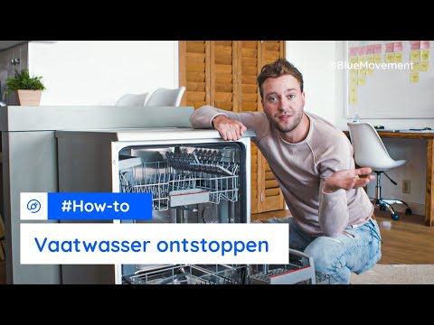 Vaatwasser verstopt? De vaatwasser ontstoppen in 5 stappen | BlueMovement