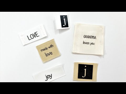 DIY Printable Fabric Labels | Easy Iron-On Method