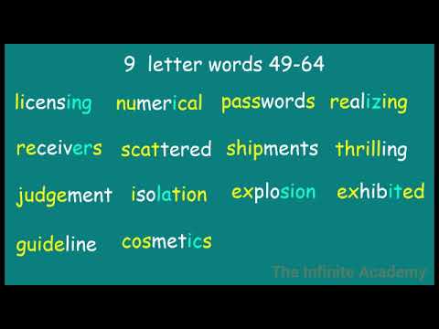 9 letter words | Decoded | 200 words