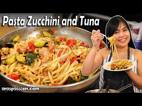 10 Minute Dinner | Zucchini Pasta with Tuna