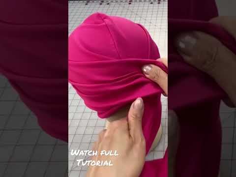 How to Make a Twisted Turban - Easy DIY