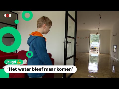 Het huis van Kamiel staat onder water